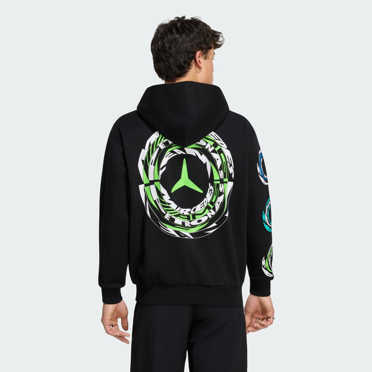 Sweat-Shirt À Capuche Lights On Mercedes - Amg Petronas Formula 1 Team Sweat-Shirt À Capuche Lights On Mercedes - Amg Petronas Formula 1 Team black, adidas Performance
