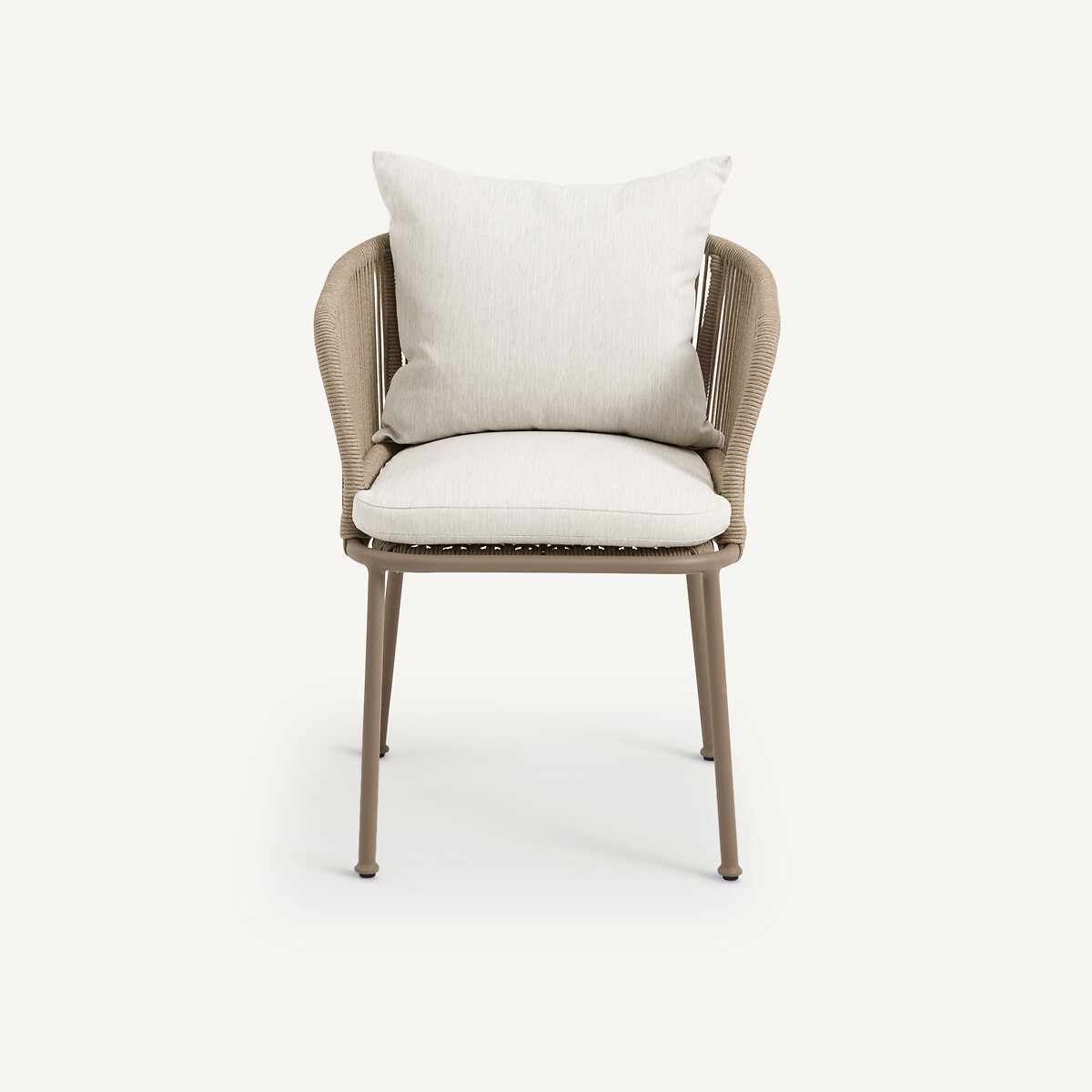 Fauteuil de table de jardin, CABESTAN sépia ombré, AM.PM X EMMANUEL GALLINA