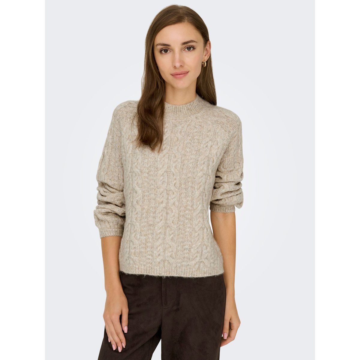 Pull En Maille oatmeal 1, JDY
