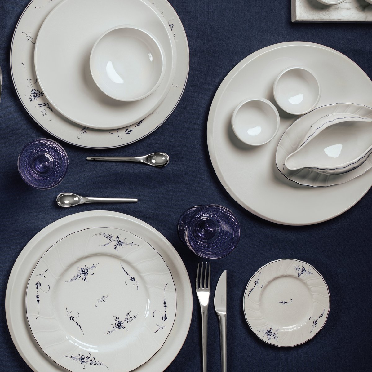 Saucière 1Pce VIEUX LUXEMBOURG blanc, VILLEROY & BOCH