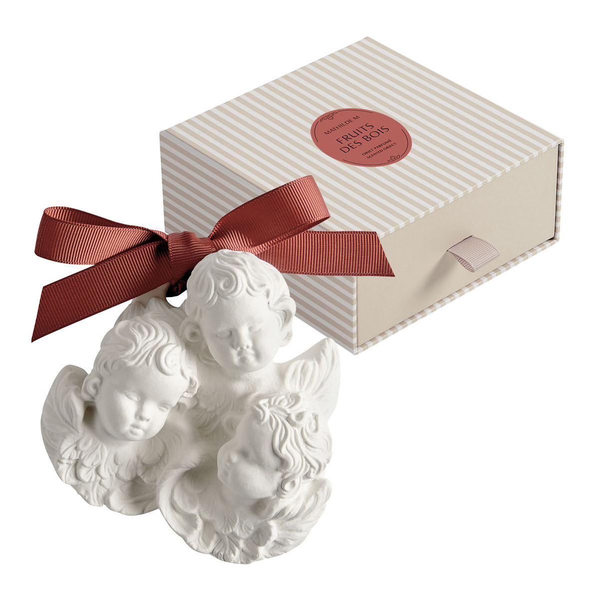 Décor parfumé Angelots - FRUITS DES BOIS blanc, MATHILDE M