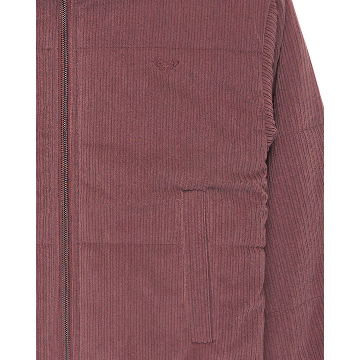 Veste rembourrée en velours côtelé SMILE RIGHT NOW. rouge huckleberry, ROXY