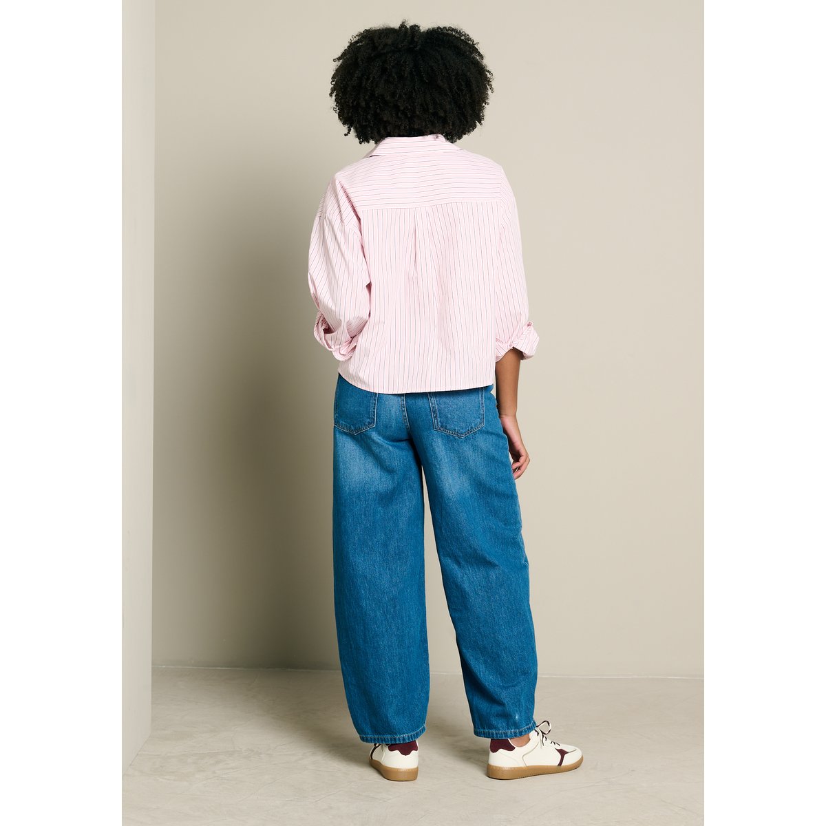 Jean barrel taille normale medium blue, LOLALIZA