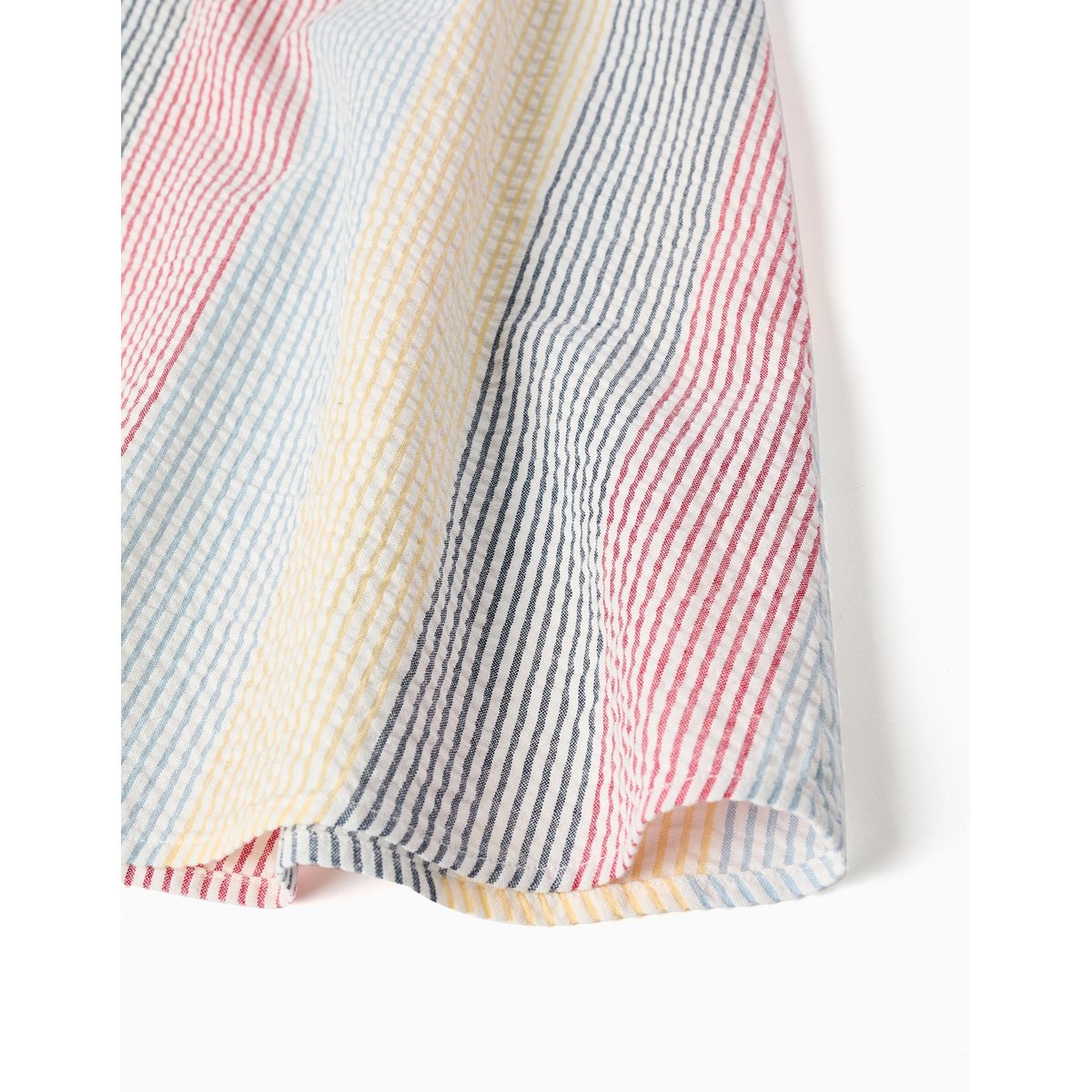 Robe sans manches en coton à rayures You&Me rouge, ZIPPY