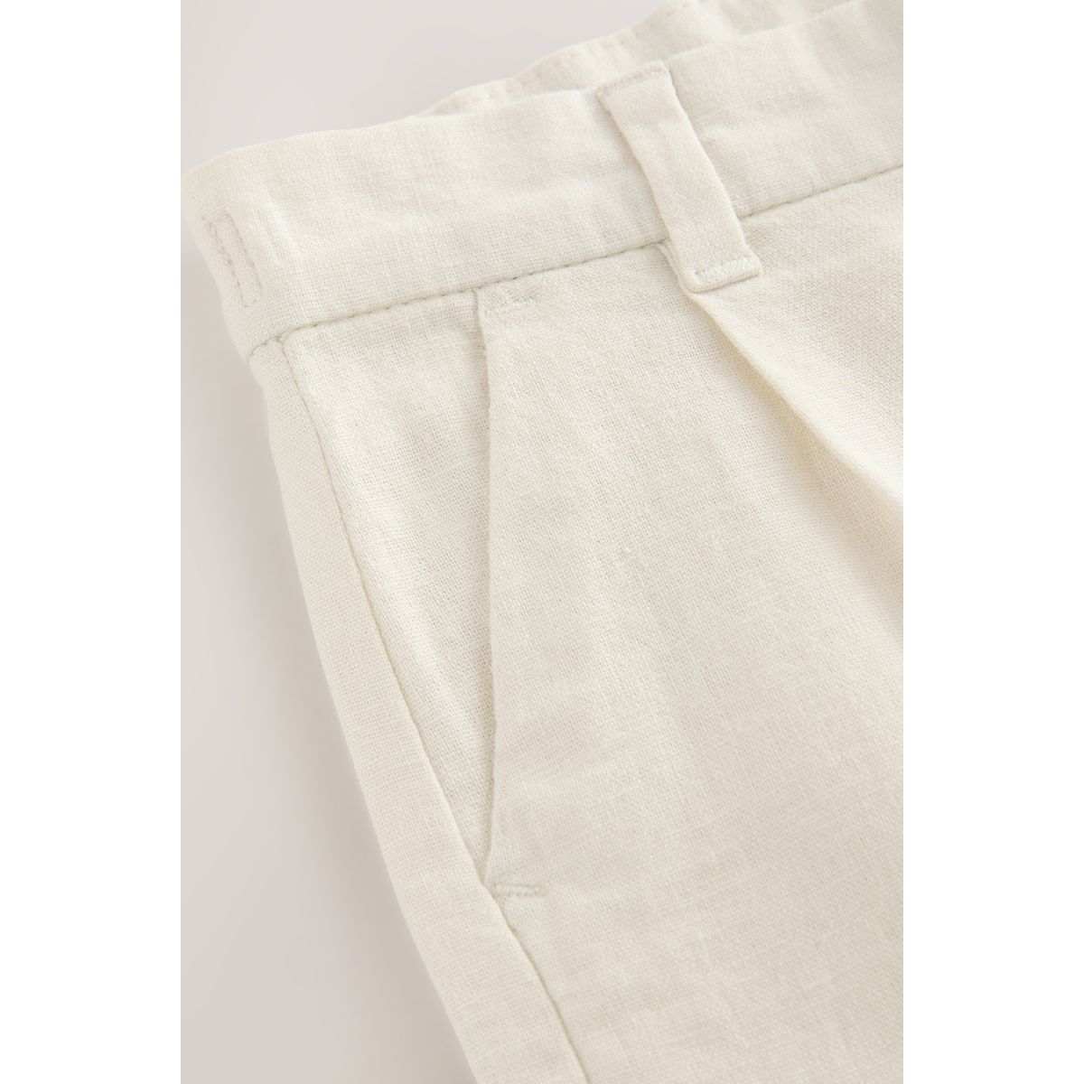 Pantalon habillé en lin écru, NEXT