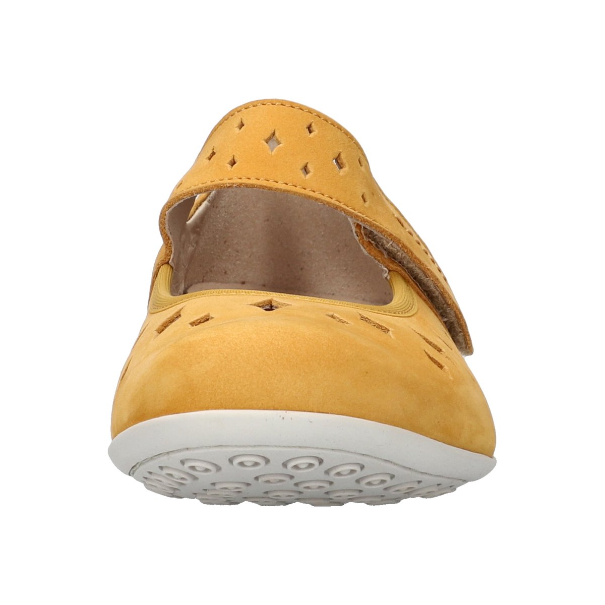 Ballerines en cuir FIONA PERF ocre p5138617, MEPHISTO