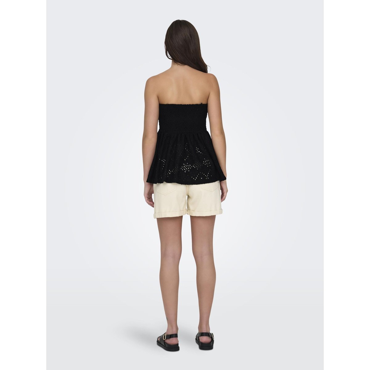 Top Bandeau black 1, ONLY