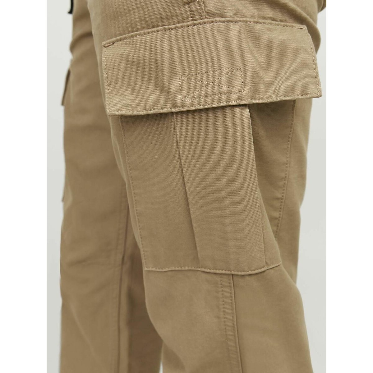 Pantalón cargo con bajos ajustados beige , JACK & JONES