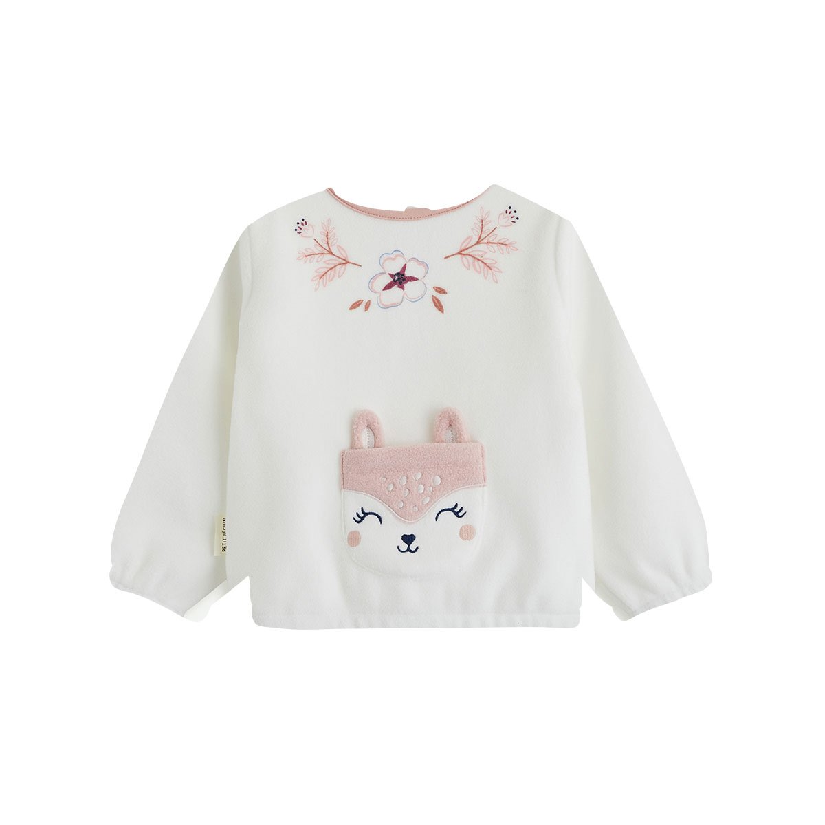 Pyjama enfant 2 pièces en polaire Cléo rose, PETIT BEGUIN