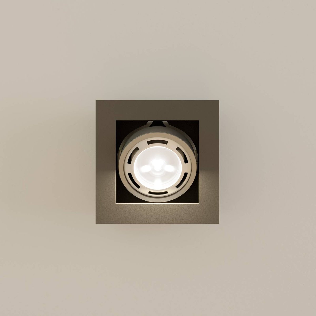 Plafonnier en aluminium moderne, Ronka gris foncé, ARCCHIO