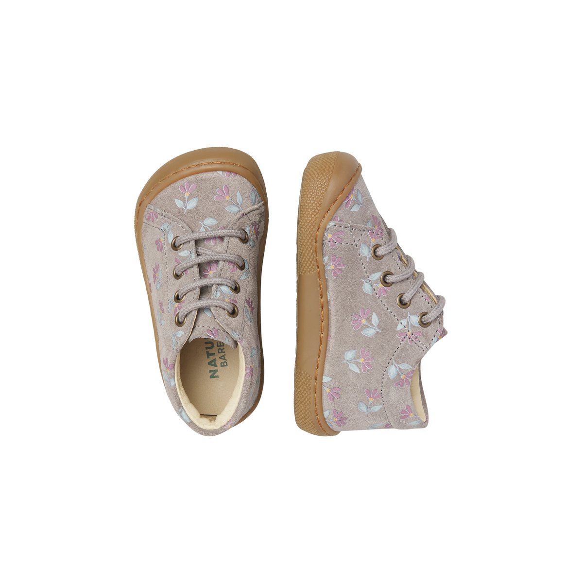 Chaussures barefoot en cuir BAREFOOT AMUR gris foncé-, NATURINO