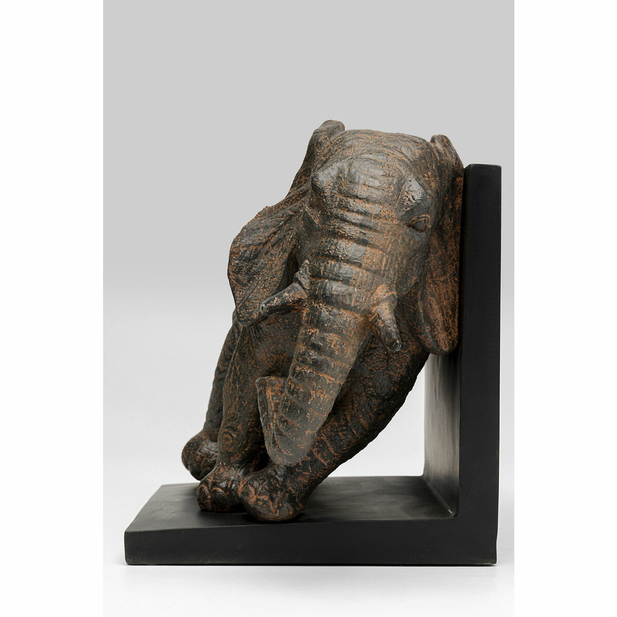 Serre-livres Elephants 25 (2/set) marron, KARE DESIGN