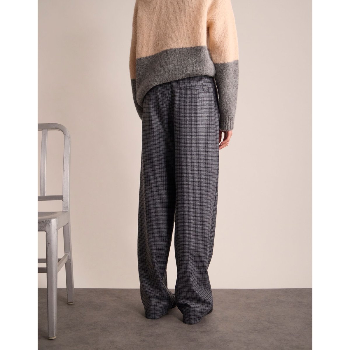 Pantalon Philo gris, INES DE LA FRESSANGE PARIS