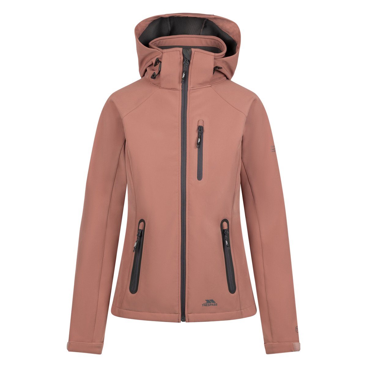 Veste Softshell Bela brun argile, TRESPASS