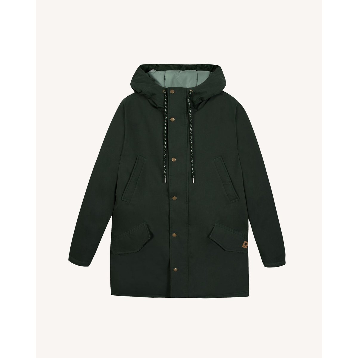 Parka coton CHEVERNY vert foncé, FAGUO