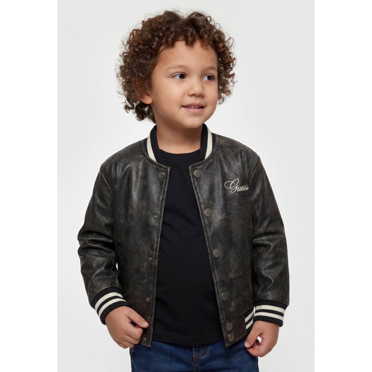 Veste Bomber Matelassée noir, GUESS KIDS