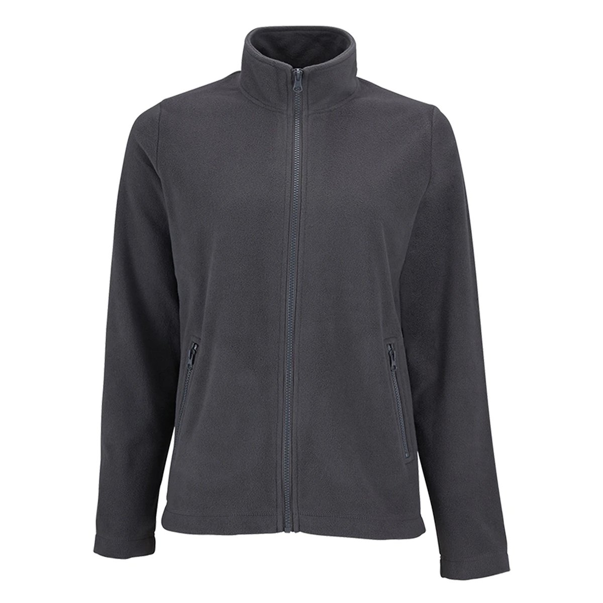Polaire zippée NORMAN gris anthracite, SOLS
