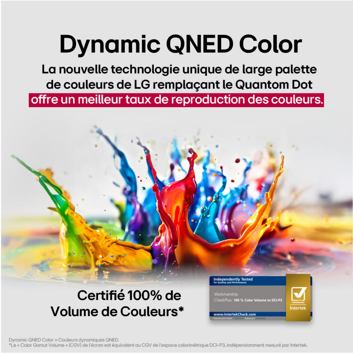 TV LED 55QNED86A (2025) 55" (139 cm) 4K Ultra HD - 120Hz, Smart TV couleur unique, LG