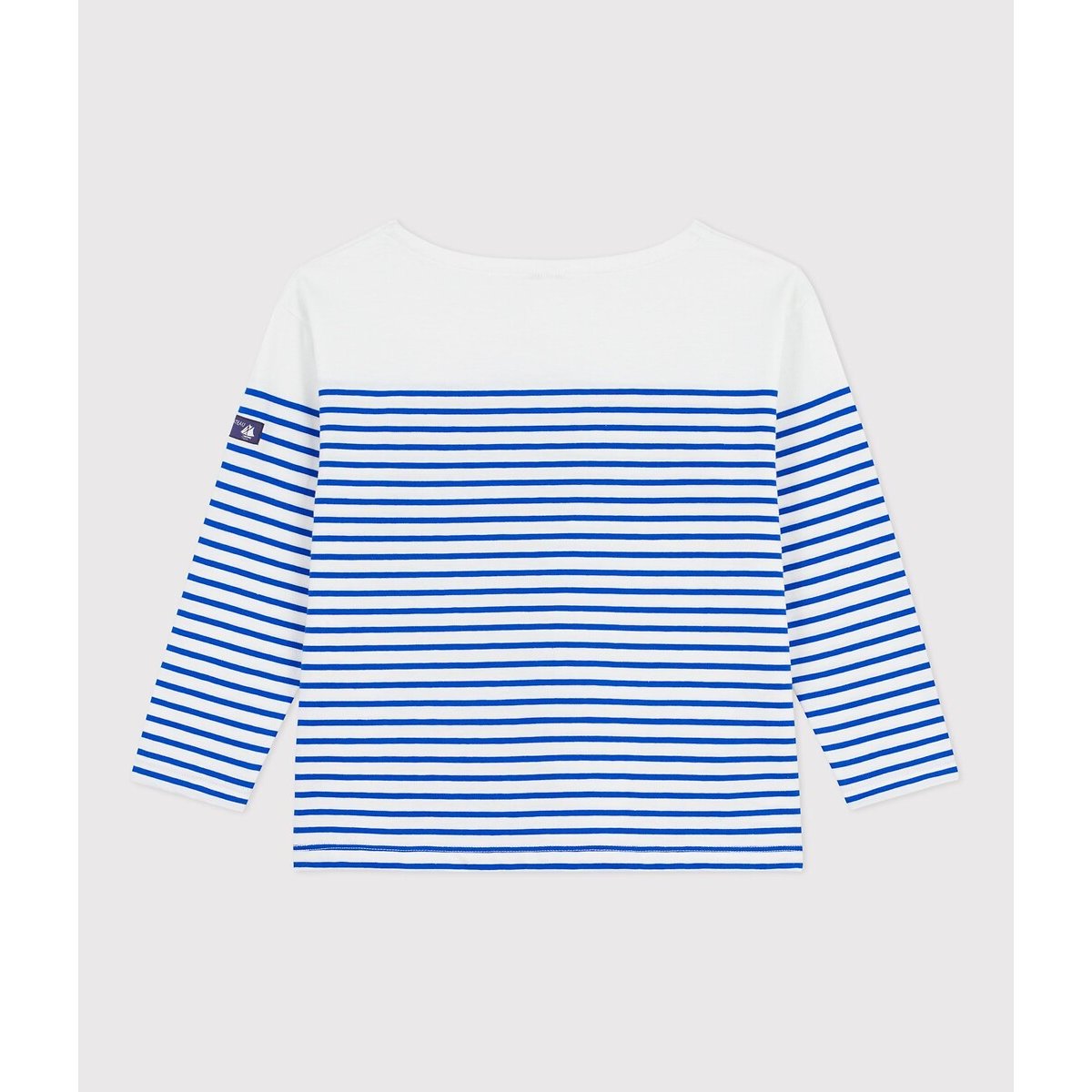 Breton Striped Cotton T-Shirt blue striped, PETIT BATEAU