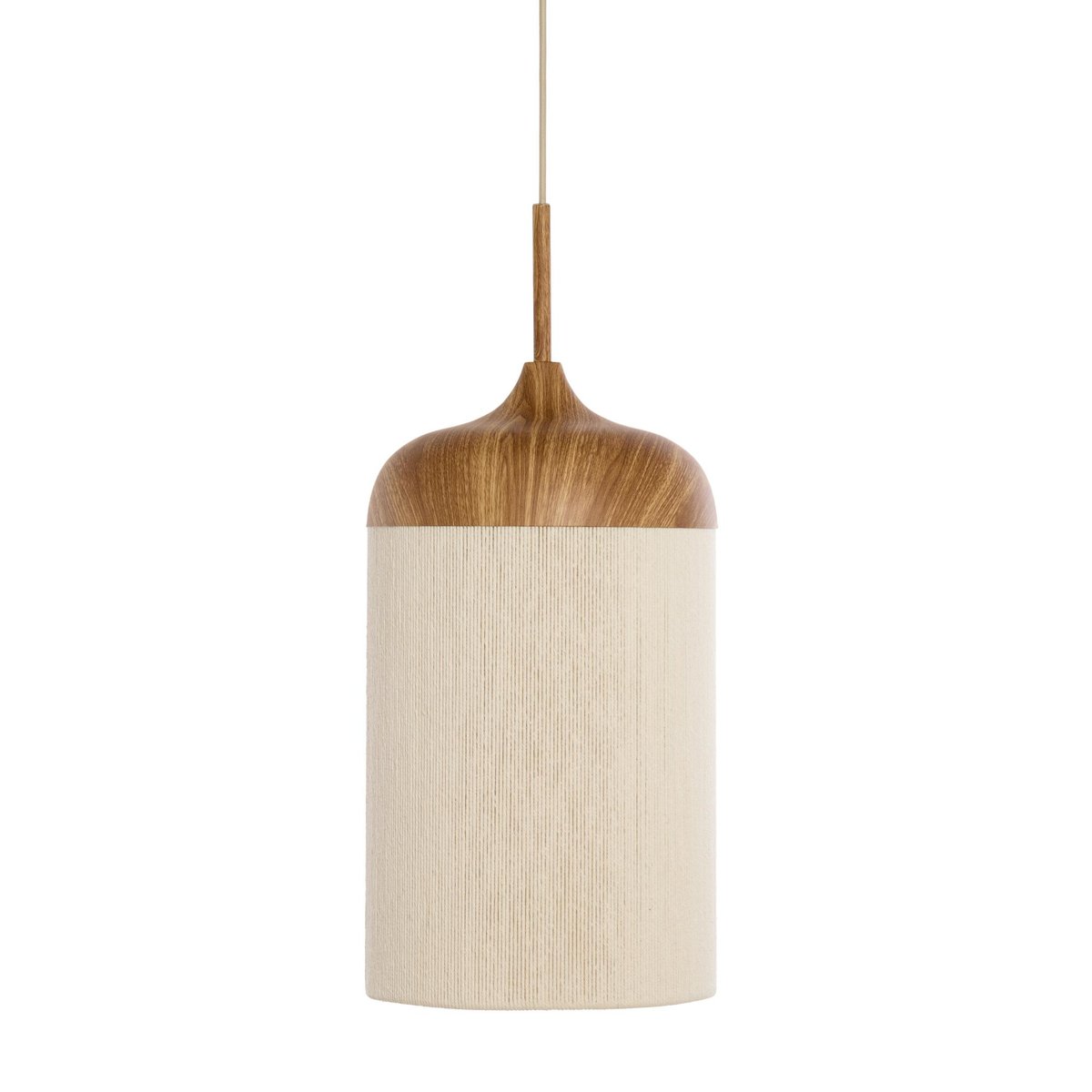 Lampe Suspendue Métal DANIA crème, LIGHT & LIVING 