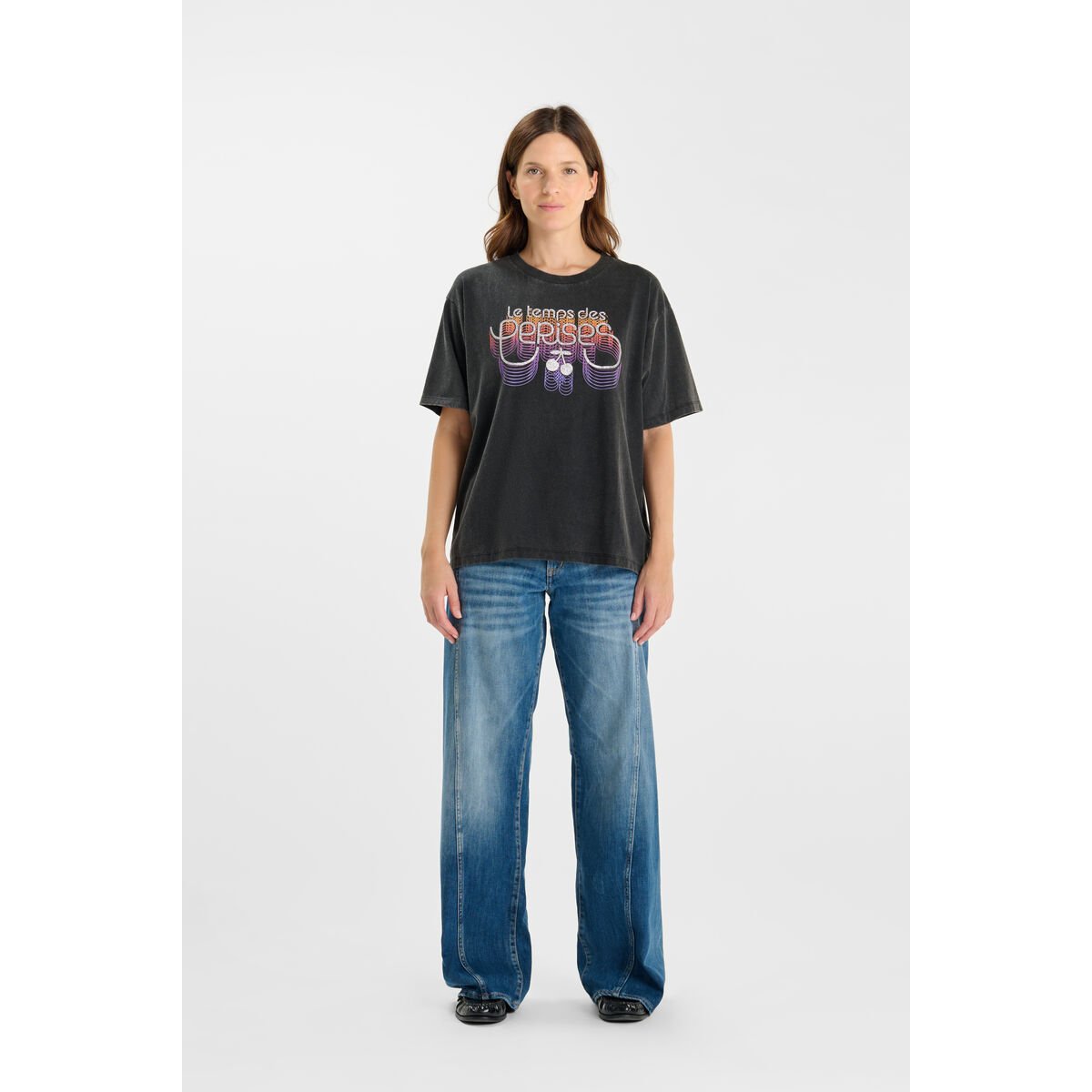 Tee-Shirt FINODE black, LE TEMPS DES CERISES