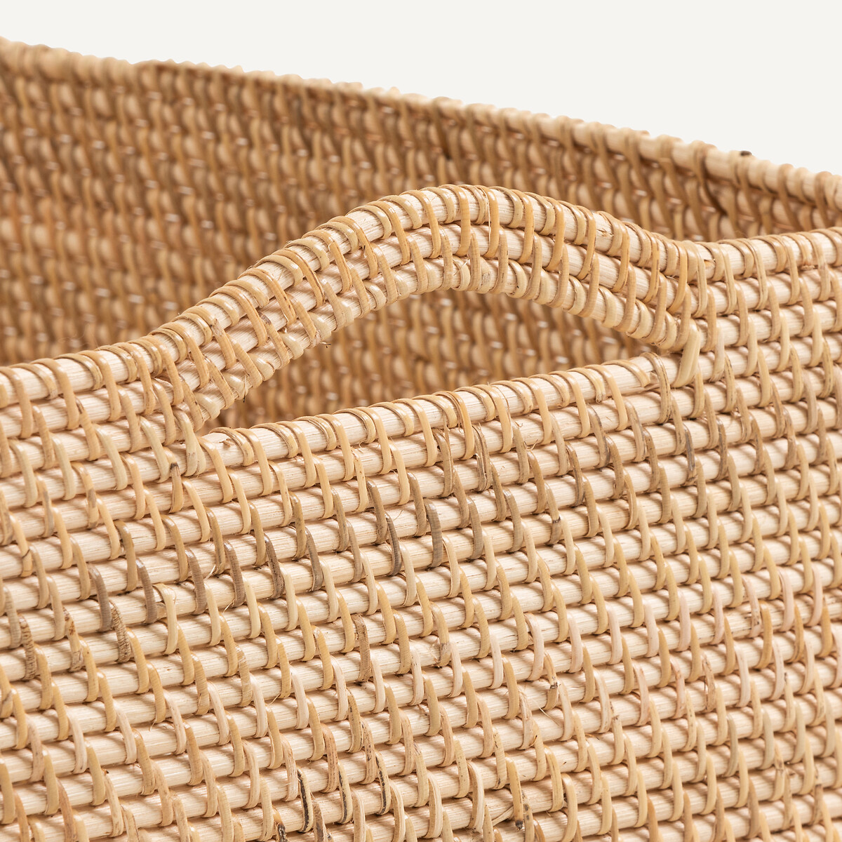 Panier de rangement en rotin, Longueur 50 cm, SORONG naturel, AM.PM