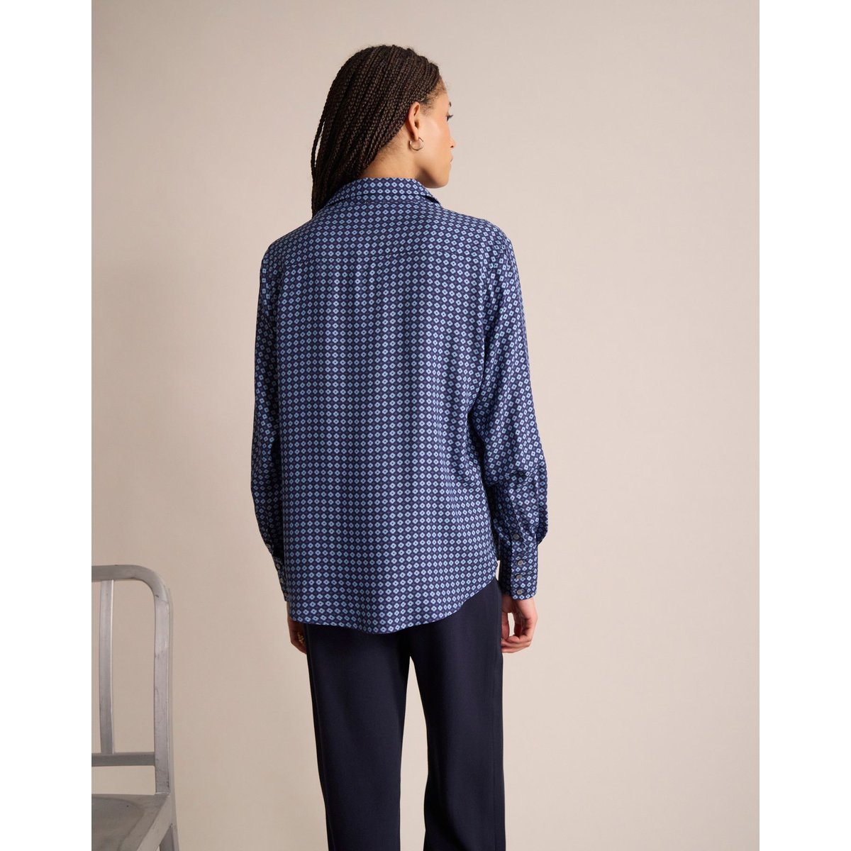 Chemise Maureena bleu, INES DE LA FRESSANGE PARIS