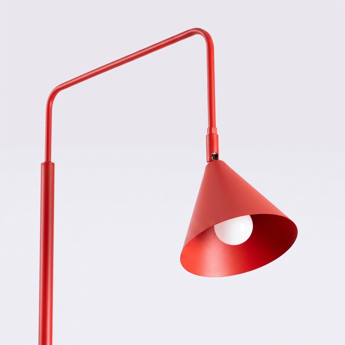 Lampadaire Rouge E14 1 Nox rouge, EDEN