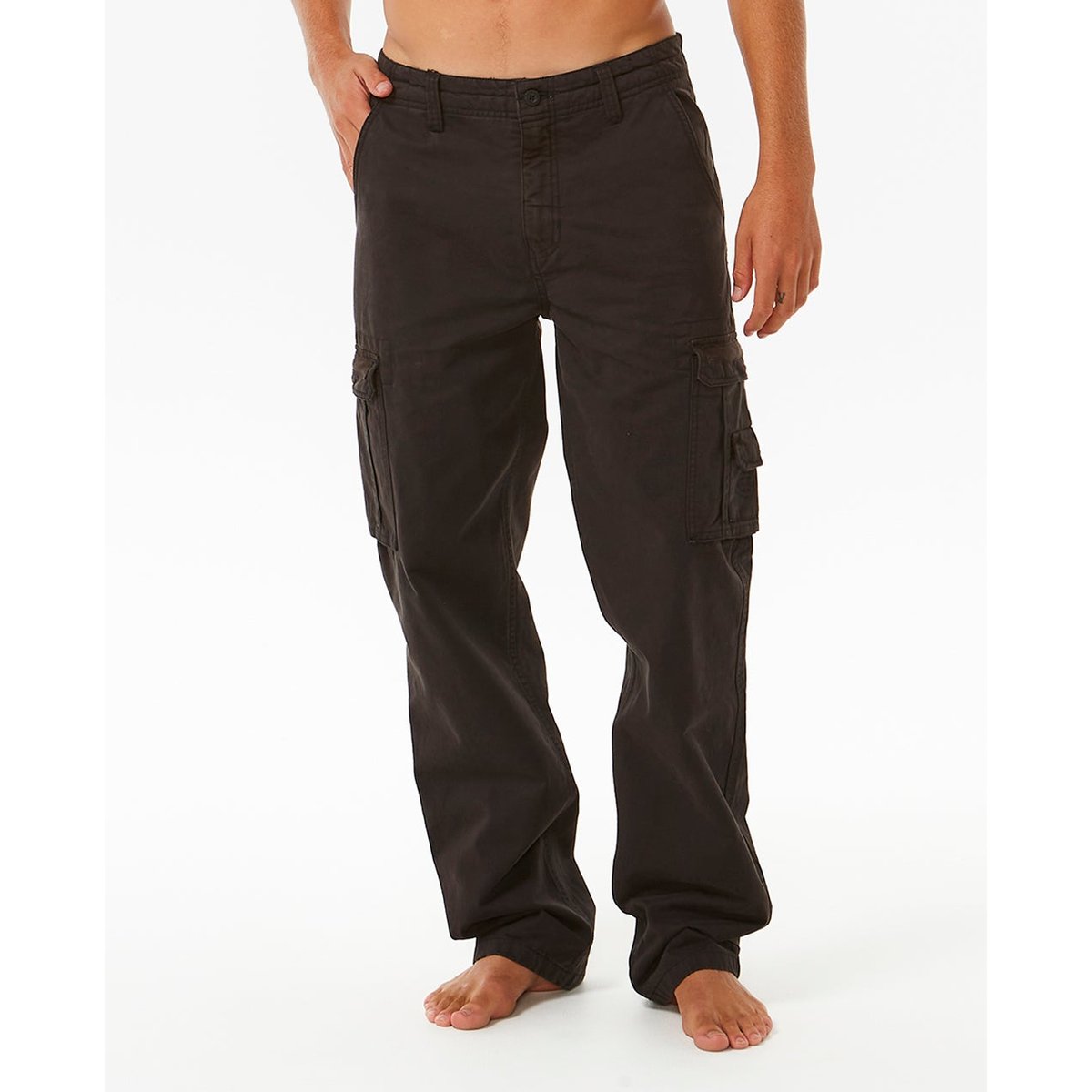 Pantalon cargo CLASSIC SURF TRAIL noir délavé, RIP CURL