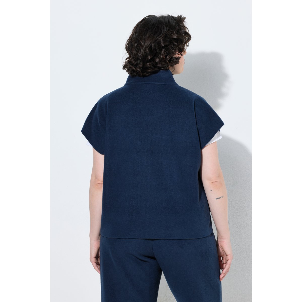 Gilet en polaire marine, ULLA POPKEN