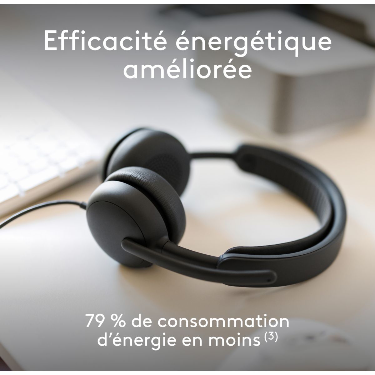 Micro-casque Zone Wired 2 GRAPHITE couleur unique, LOGITECH