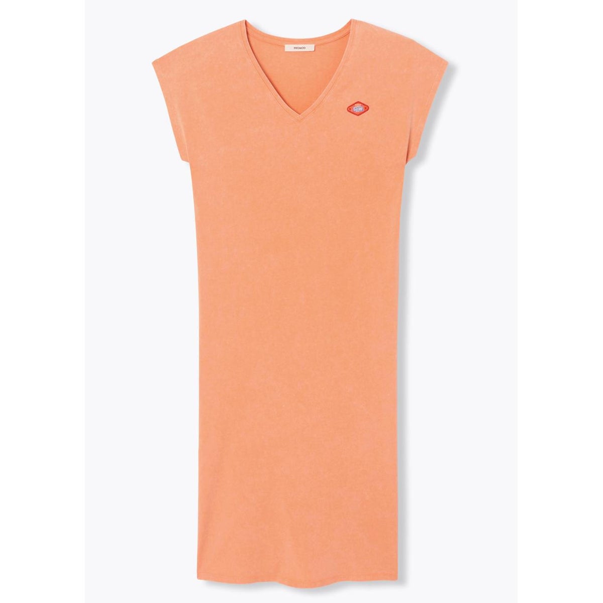 Robe longue en jersey orange, PROMOD