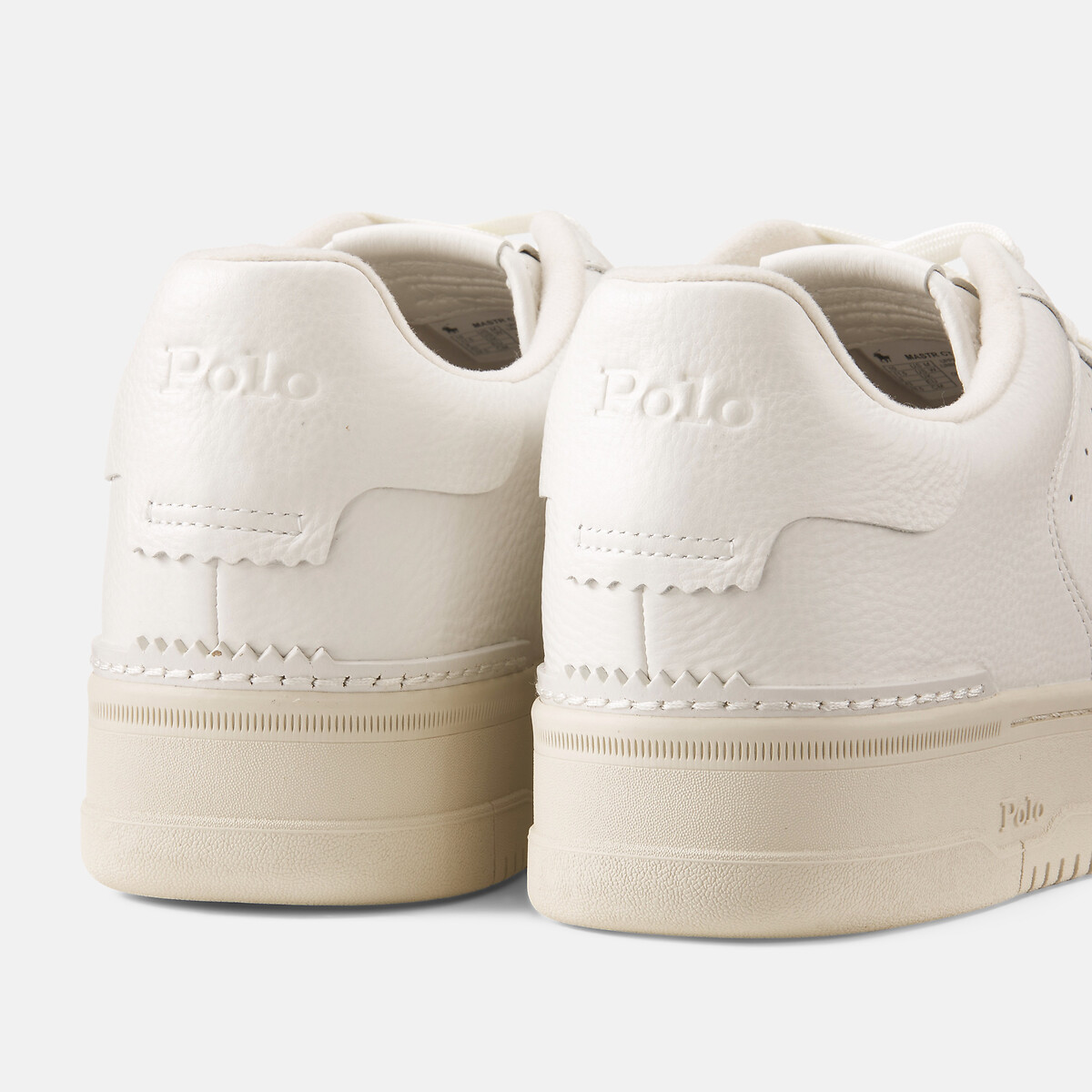 Baskets en cuir, Masters Court Signature blanc, POLO RALPH LAUREN