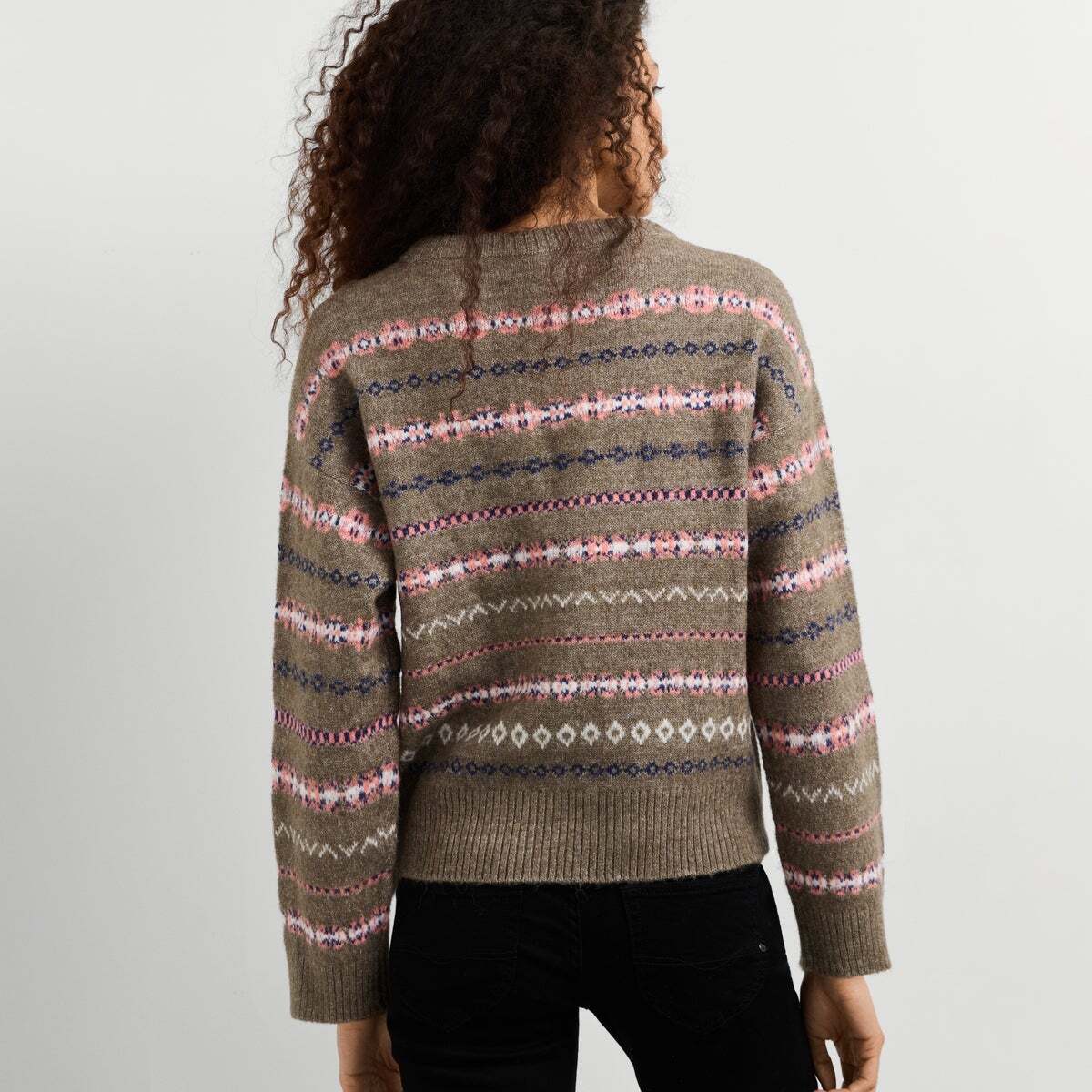 Pull Col Rond En Maille vert gamme, PEPE JEANS