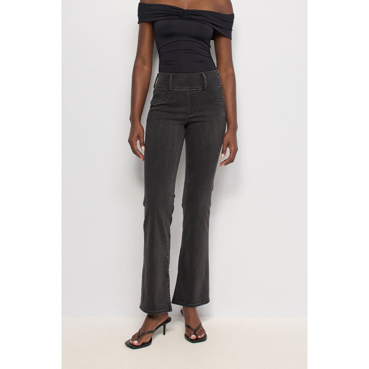 SECRET SILHOUETTE PUSH IN BOOTCUT noir, SALSA JEANS
