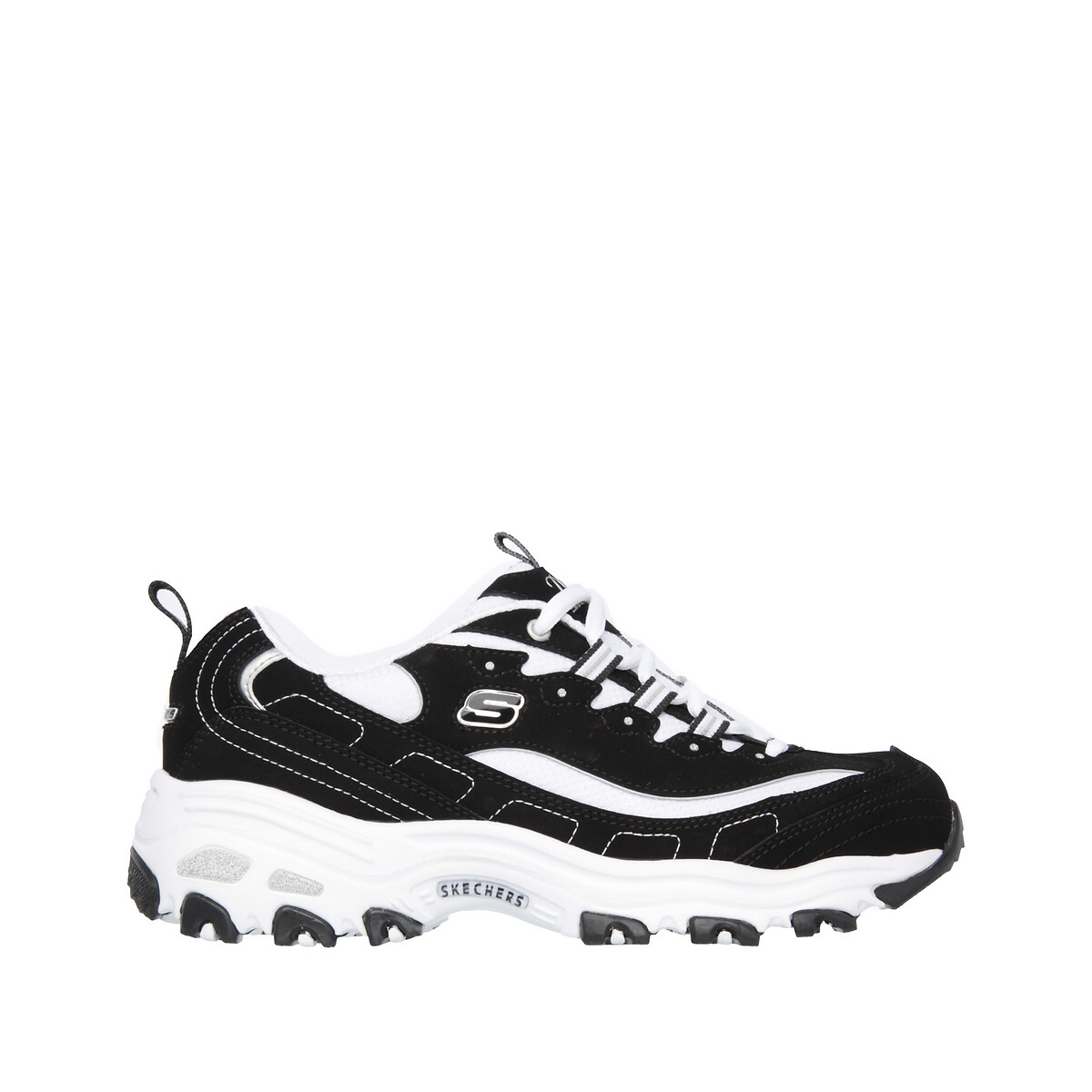 Baskets D'Lites-Biggest Fan noir/blanc, SKECHERS
