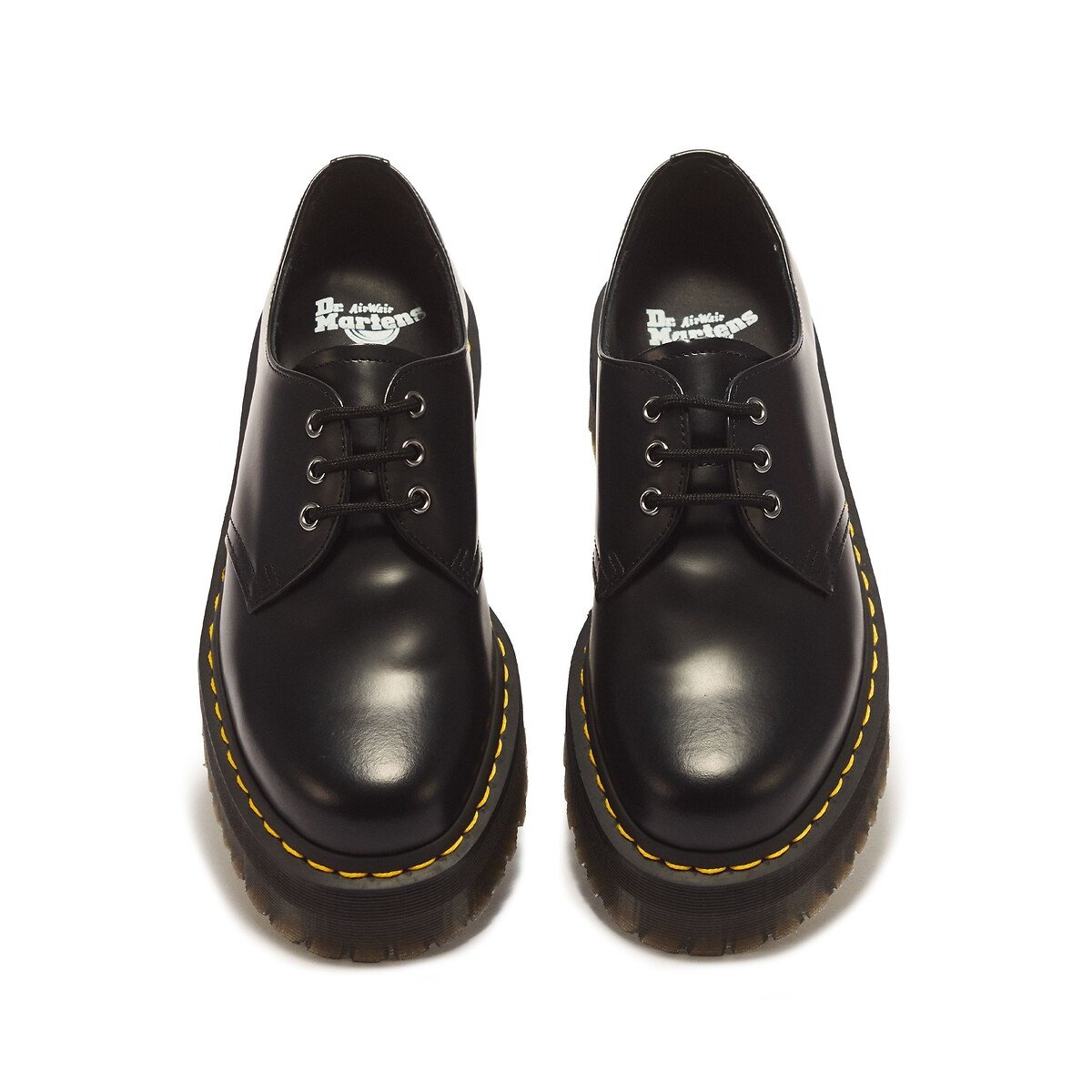 1461 Platform Brogues in Smooth Leather black, DR. MARTENS