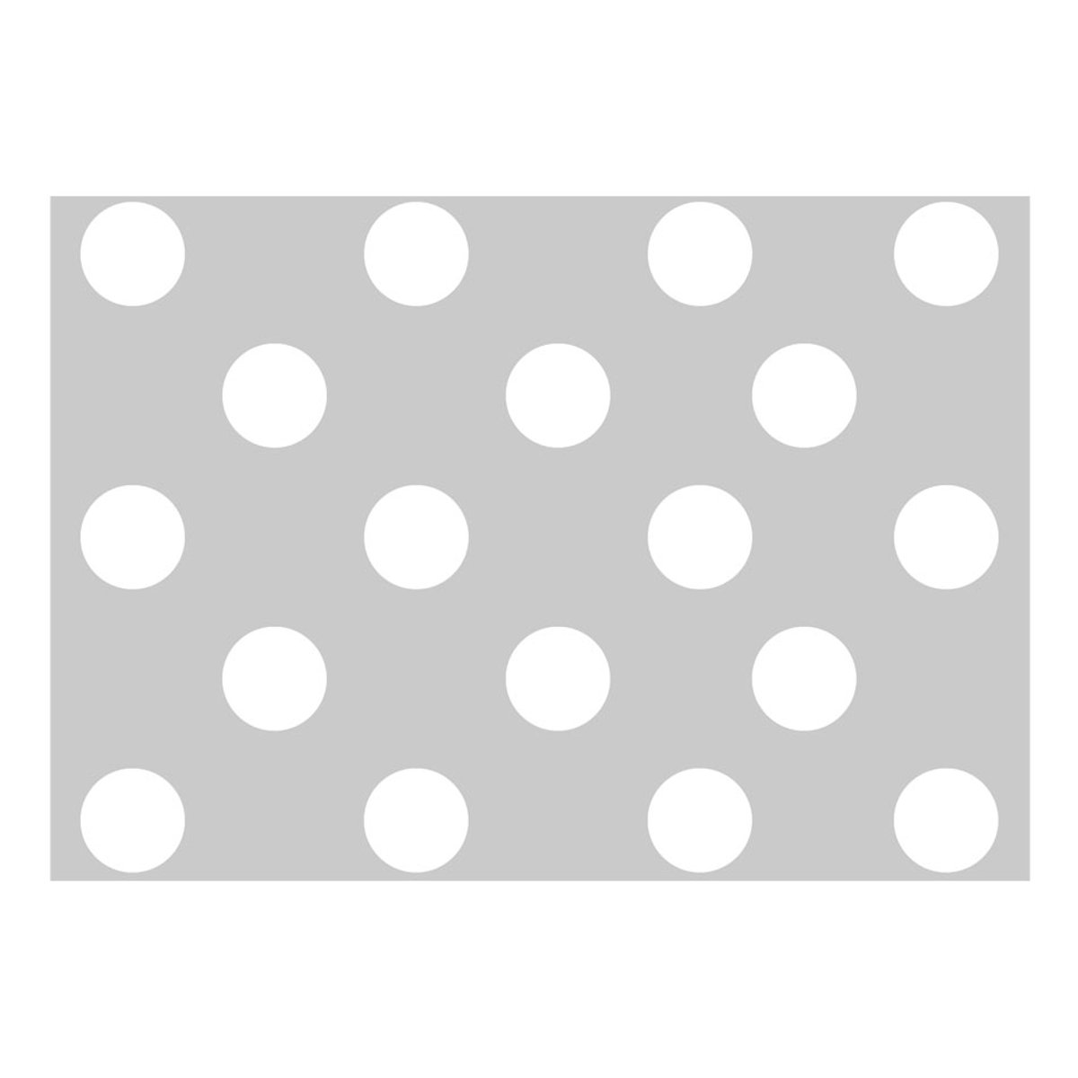 Papier peint intissé panoramique Charming Dots gris / argent, EDEN