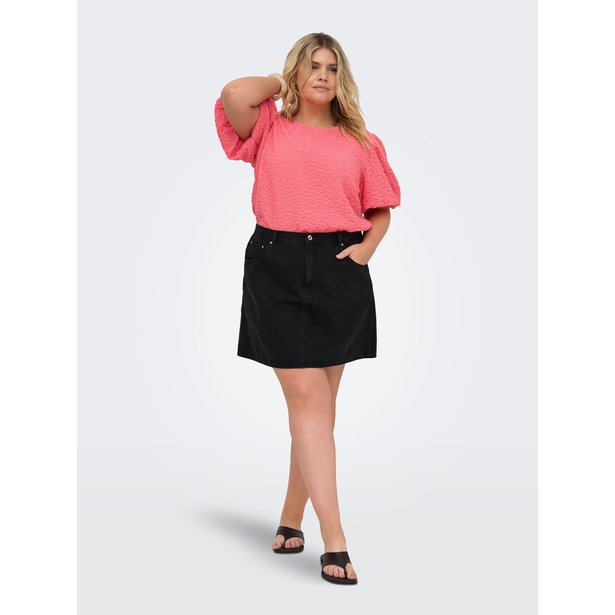 Top rose - sugar coral 1, ONLY CARMAKOMA