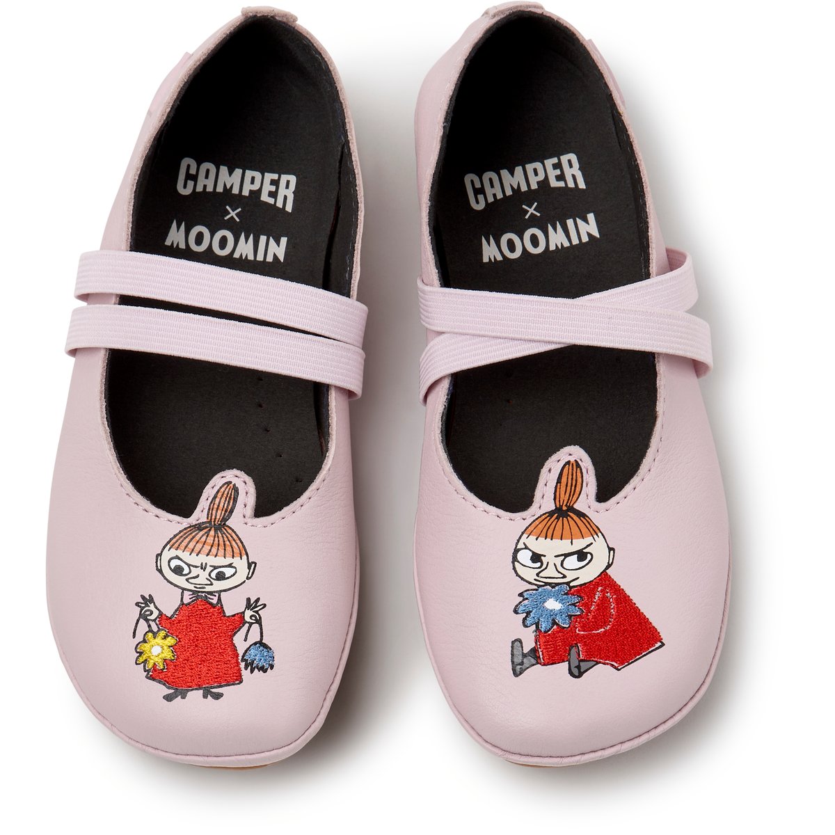 Ballerines Right Smooth Leather rose pastel 001, CAMPER