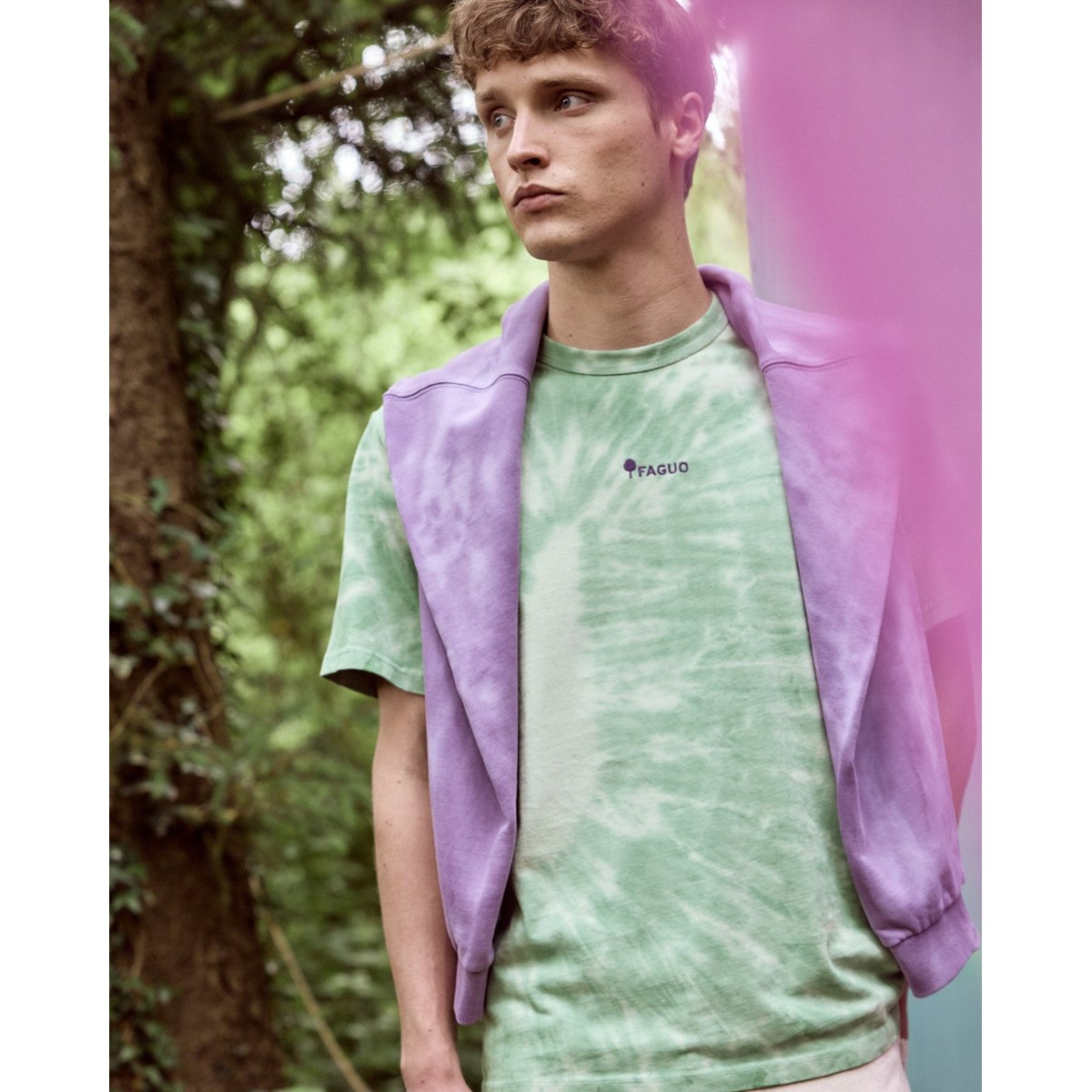 T-shirt LUGNY vert menthe, FAGUO