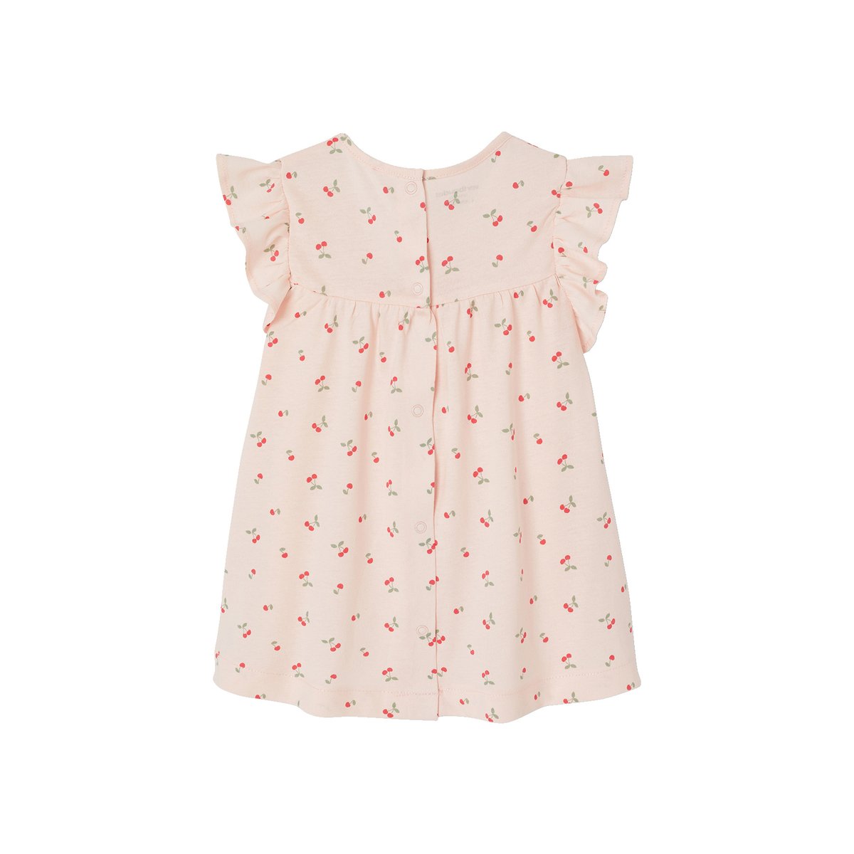 Robe bébé en jersey BASICS rose, VERTBAUDET
