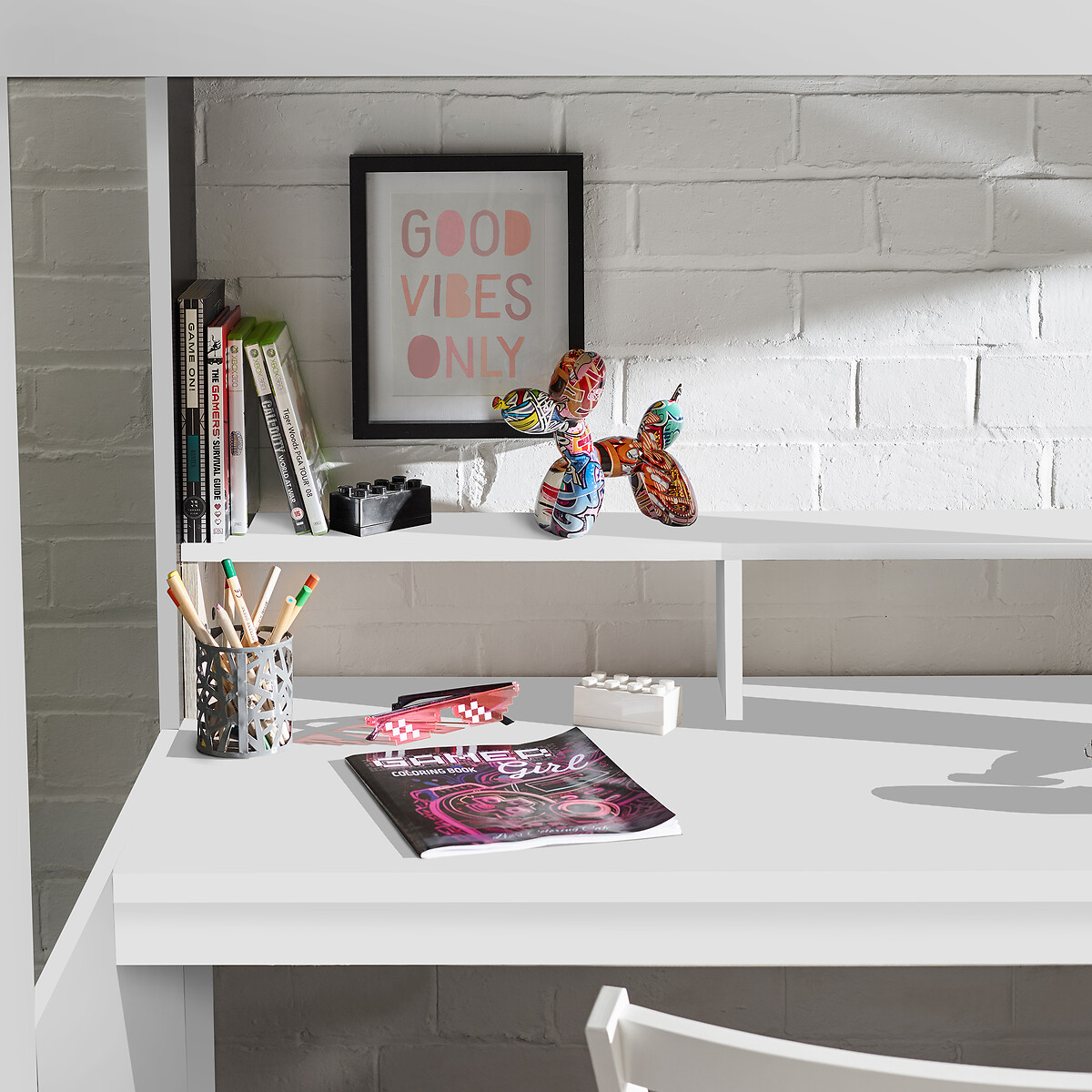 Harley High Sleeper Bed white, SO'HOME