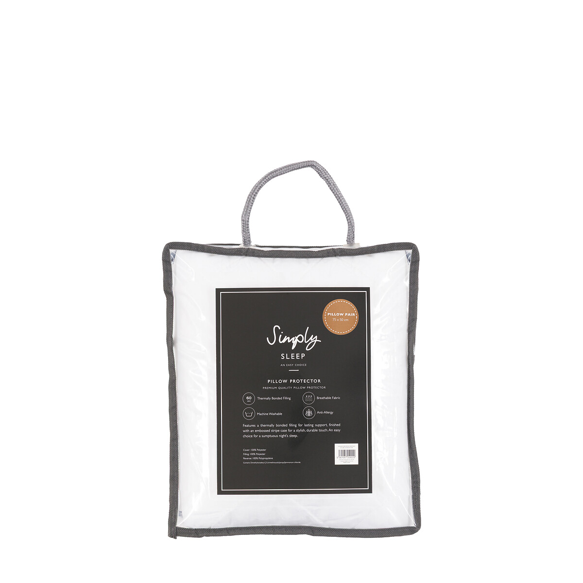 Soundly Slumber Pillow Protector Pair white, ÉDITÉ