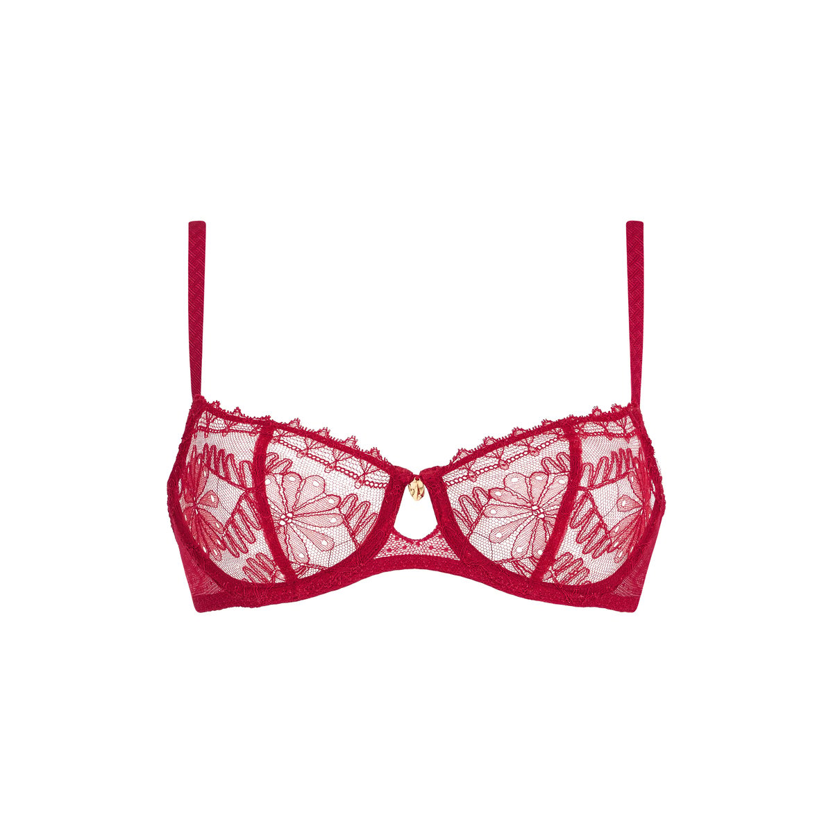 Soutien gorge Corbeille avec armatures Mystery of Love rouge, AUBADE