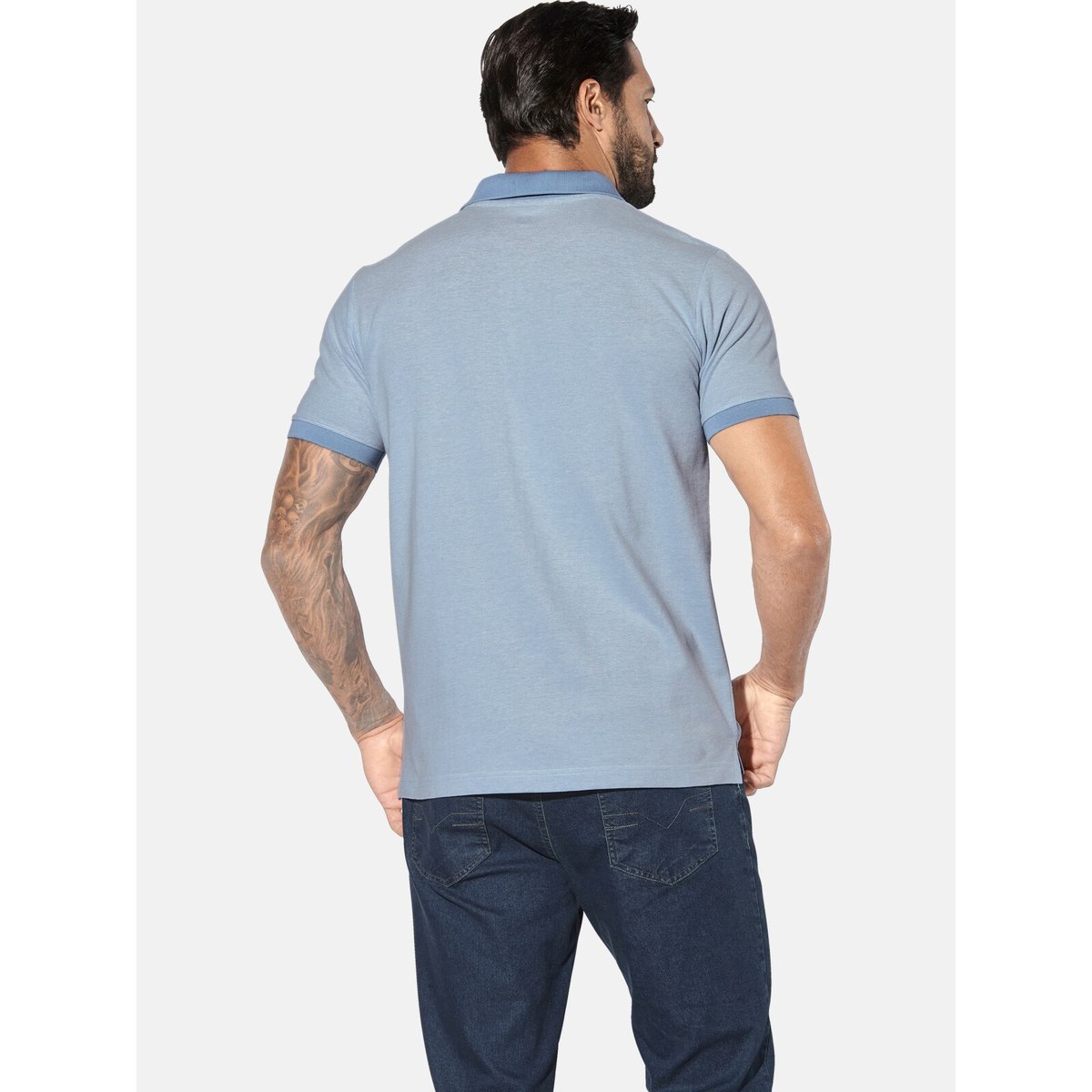 Polo LINDHEIM bleu clair, JAN VANDERSTORM