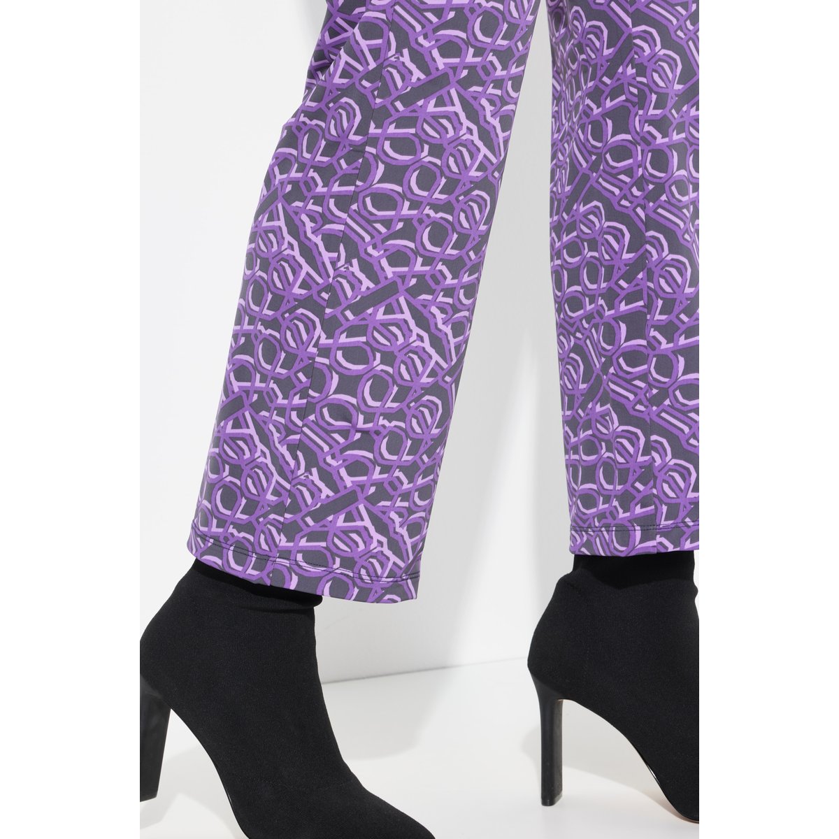 Pantalon Sienna à jambe droite asphalte, ULLA POPKEN