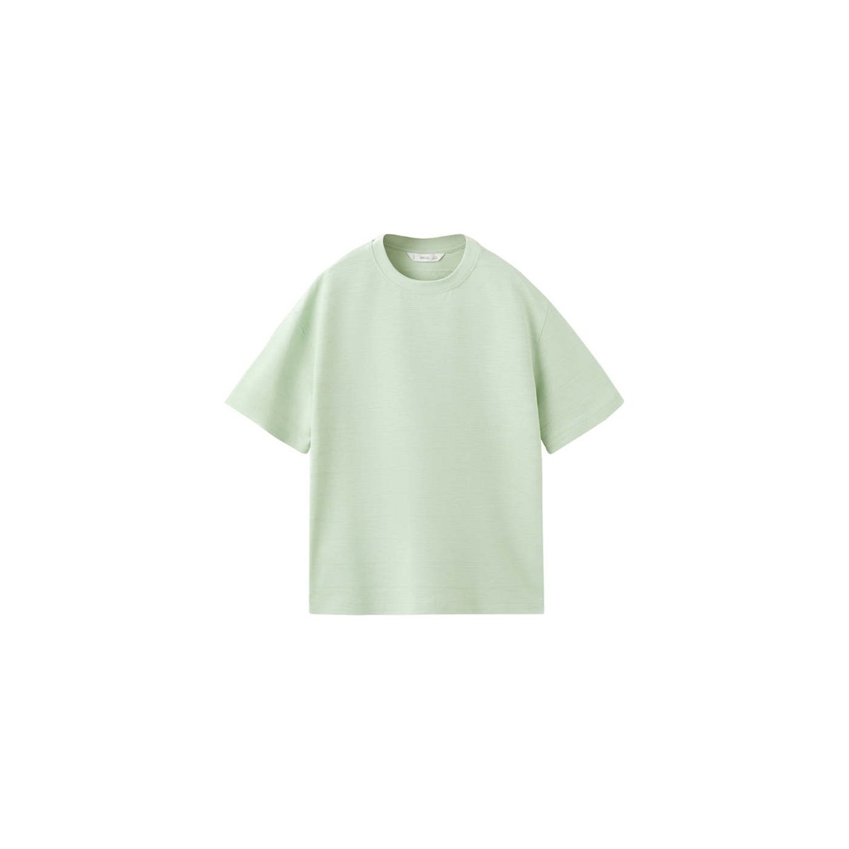 T-shirt coton vert d´eau, MANGO KIDS