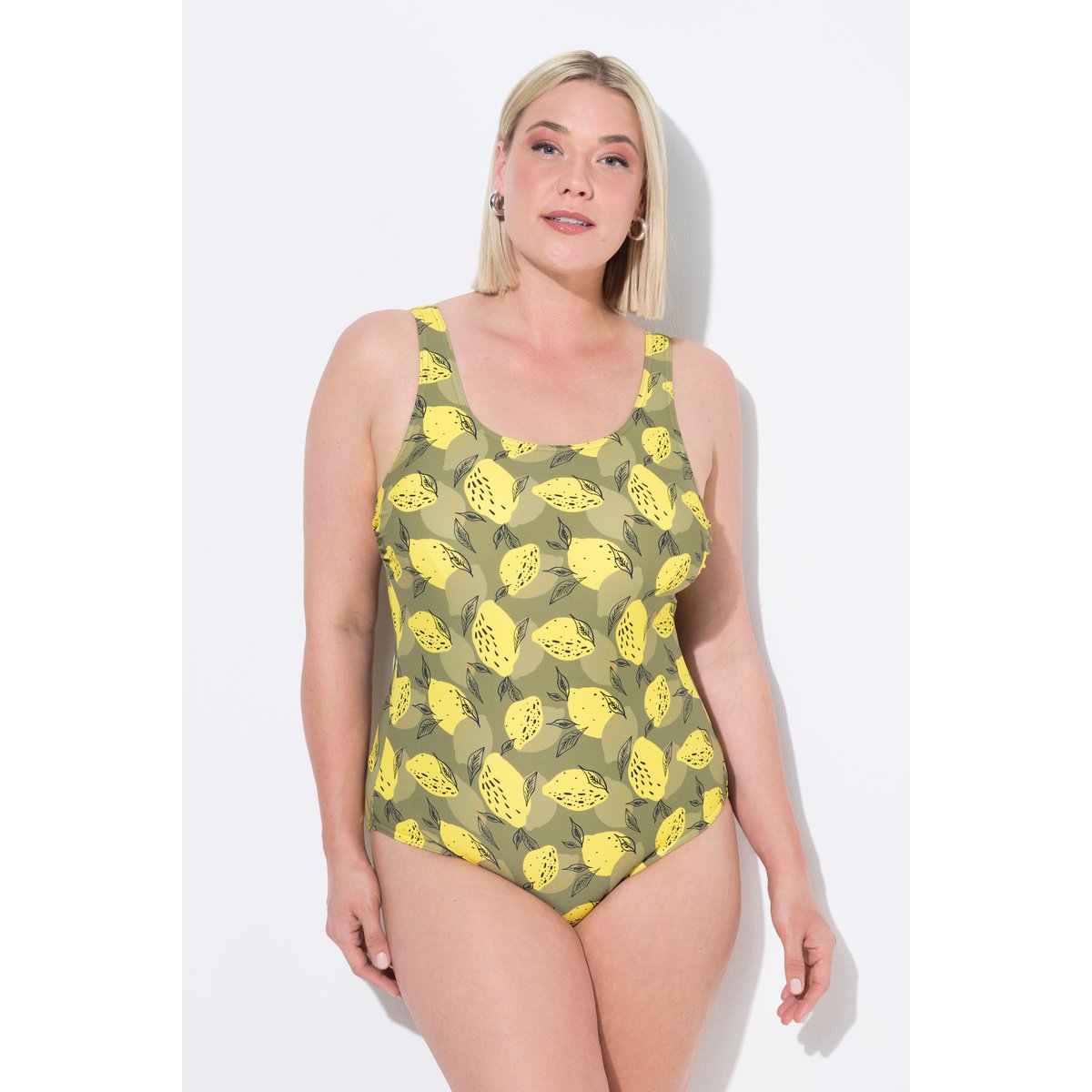 Maillot de bain une pièce. Sans vert kaki, ULLA POPKEN