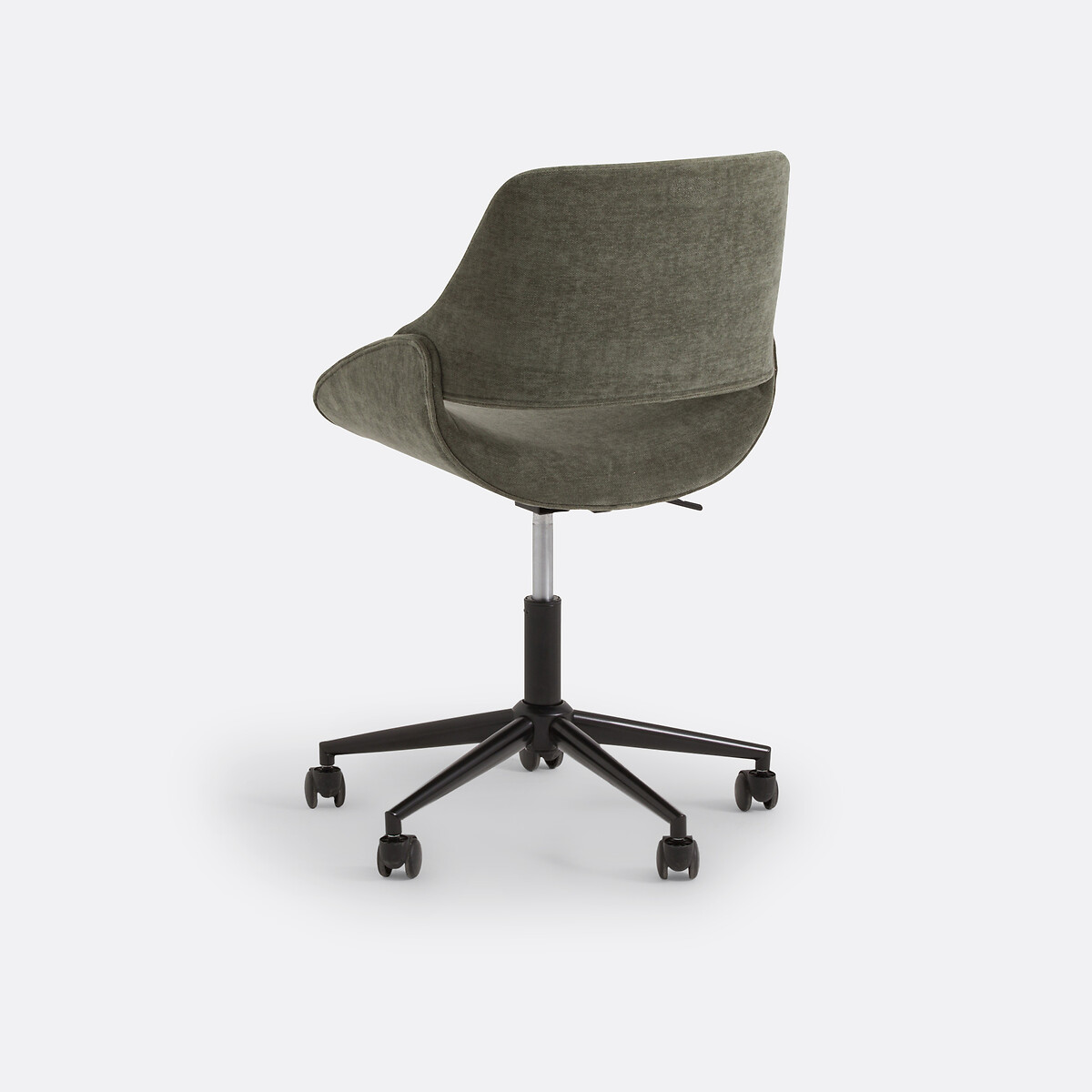 Fauteuil de bureau rotatif à roulettes, Tanaël vert eucalyptus, LA REDOUTE INTERIEURS
